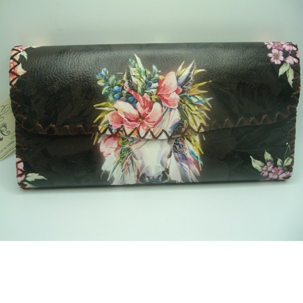 NWT UNICORN Wallet - Hand-stitched Vegan Leather by Ole - New with tags!